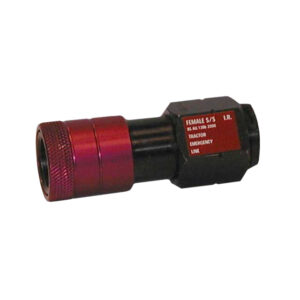 M16x1.5mm Female Self Sealing Valve with Female C Coupling - Emergency