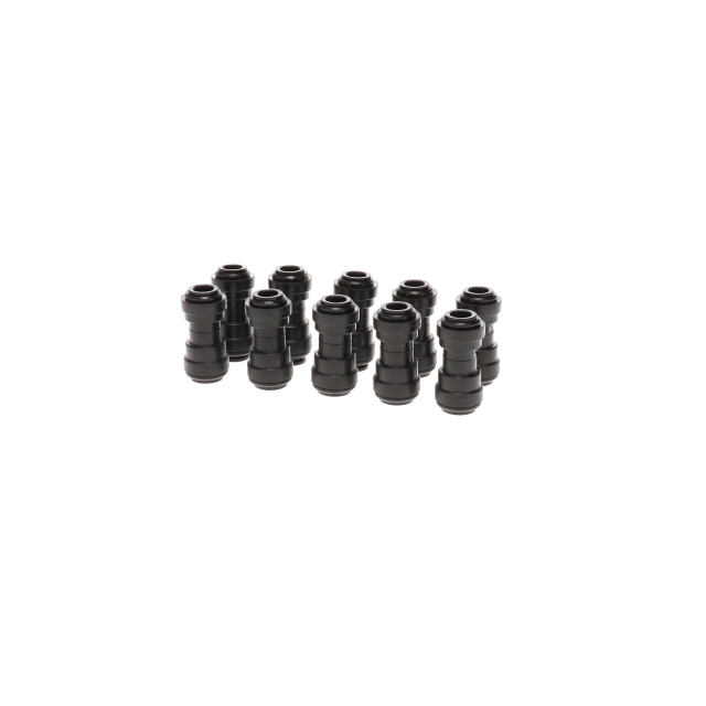 12mm to 10mm STRAIGHT Push-in Reducer - Plastic - x10