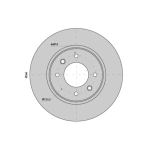 Brake Disc suits CITROEN Berlingo Front