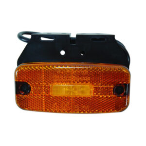 LED Amber Side Marker Lamp c/w Bracket