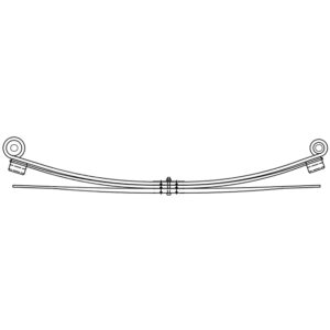 2+1 LEAF SPRING MERCEDES SPRINTER/VW CRAFTER REAR