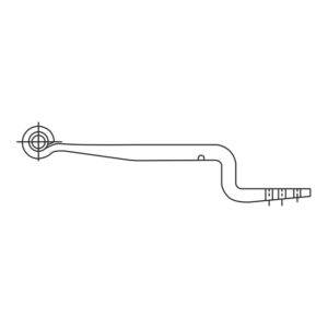 Straight Trailing Arm Cranked - 1 Leaf