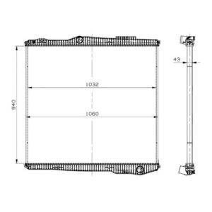 RADIATOR W/O FRAME