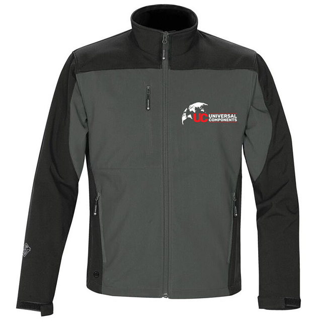 Stormtech Edge Softshell Jacket Graphite/Black - Large