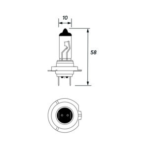 H7 Xenon Headlight Bulb 24v 70w