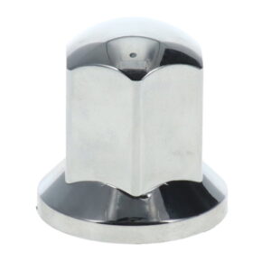 30MM LONG WHEEL NUT COVER PLASTIC CHROME - H 54mm