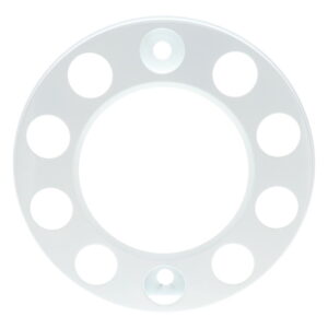 WHITE COATED STEEL WHEEL TRIM 22.5IN (571MM) HOLLOW TYPE