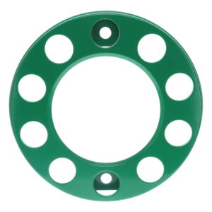 GREEN COATED STEEL WHEEL TRIM 22.5IN (571MM) HOLLOW TYPE