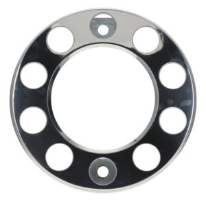 STAINLESS STEEL WHEEL TRIM 22.5IN 25MM HOLES HOLLOW TYPE (PLAIN