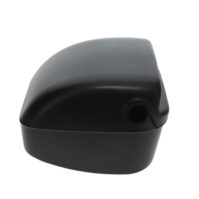 MIRROR HEAD 245 X 230MM LH HEATED MAN BLACK BODY