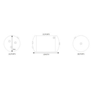 Air Tank 25 Litre 5 Port