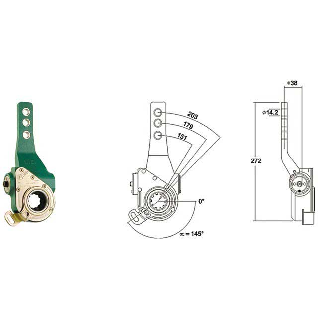 MEI AUTOMATIC SLACK ADJUSTER TRAILER STEER STEFEN L