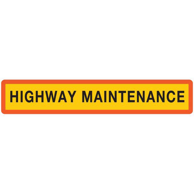 MARKER BOARD BSAU152 (TYPE4) SINGLE HIGHWAY MAINTENANCE