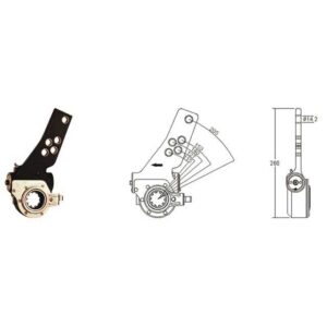 MEI SELFSET AUTOMATIC SLACK ADJUSTER TRAILER MERITOR