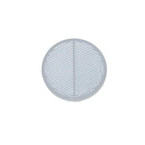 RUBBOLITE REFLECTOR CLEAR ROUND S/ADH  (I1455)