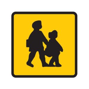 SCHOOL BUS SIGNS SET S/ADV