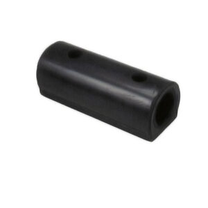 BUFFER 203X83X83MM D-TYPE (120MM HOLE CENTRES)