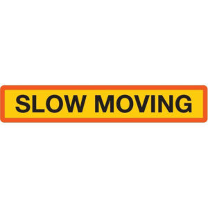 MARKER BOARD BSAU152 (TYPE 4) SINGLE YELLOW SLOW MOVING