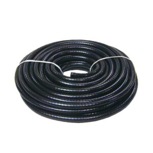 PVC TUBE BRAID BLACK 1/4 15M