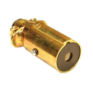 1-PIN CLANG 24V METAL SUPPLY PLUG 300AMPS MAX