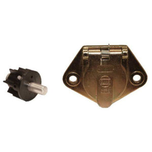 1-PIN CLANG 24V METAL SUPPLY SOCKET 300AMPS MAX