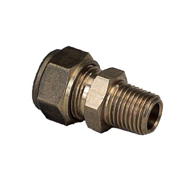1/8" BSPT X 3/16 TUBE STUD COUPLING