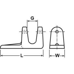 TAILBOARD FORKET 19.1MM