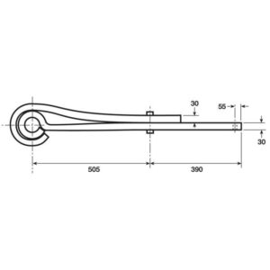 TRAILING ARM C/W BUSH