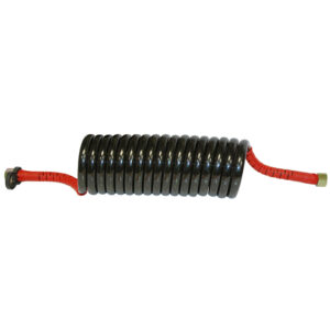 AIR COIL 3M WL BLACK WITH RED TAIL 2XM18F FITTINGS