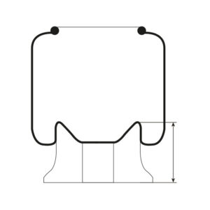 AIRSPRING ASSY (ASK057) STEEL PISTON VOLVO