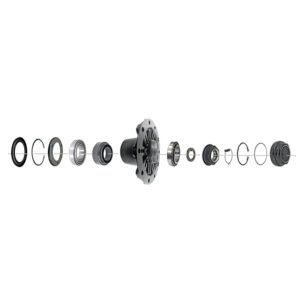 Hub assembly with bearings & hub cap to suit BPW Eco Plus 3
