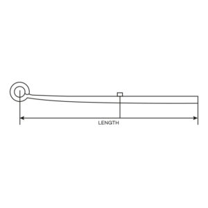 SINGLE LEAF TRAILING ARM (STRAIGHT)
