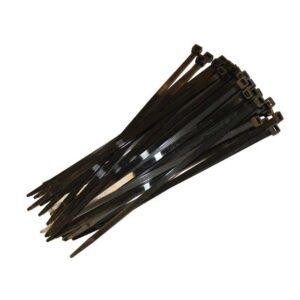 PKT 100 BLACK CABLE TIES 203 X 3.6MM