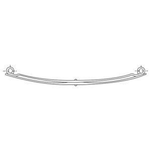 Leaf Spring Front - 2 Leaf
