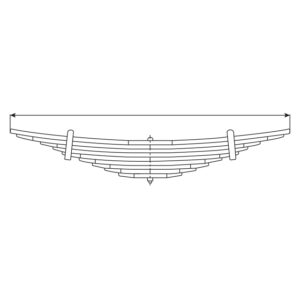 Leaf Spring Rear - 6 Leaf