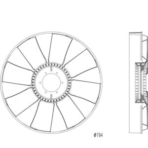 FAN BLADE 704MM