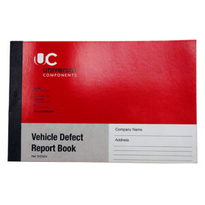 VEHICLE DEFECT REPORT BOOK