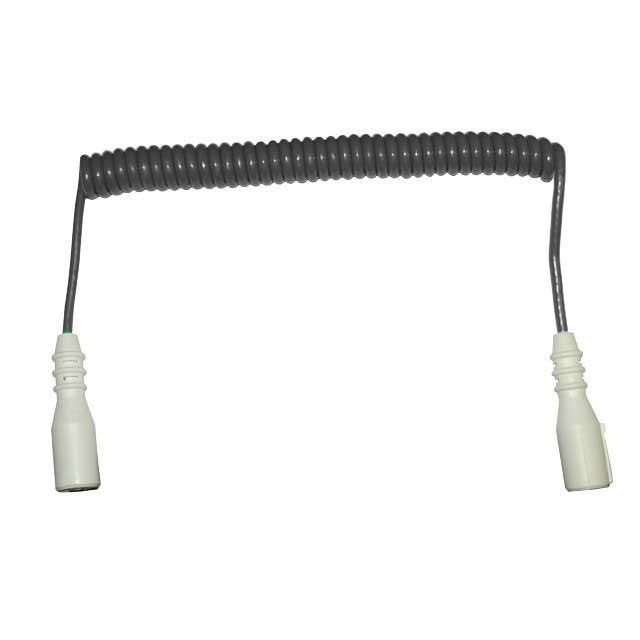 7 CORE COIL 'S' TYPE C/W PLUGS MOULDED (BLACK)