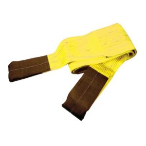 Flat Web Sling - 3 Tonne WLL - 90mm Webbing Width - Yellow - Duplex