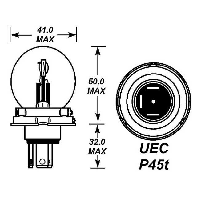 429 24V 55/50W H/LAMP BULB