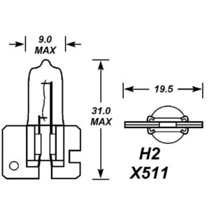 482 24V 70W BULB (H1114)