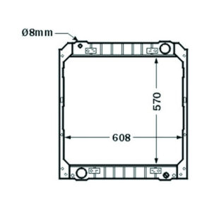 HELLA RADIATOR 8MK376717-561