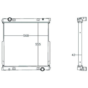 IVECO RADIATOR - Valeo design