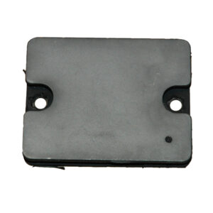 SPRING BUFFER WITH HOLES AT 75MM CENTRES FOR FIXING