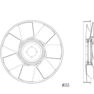 FAN BLADE 555MM