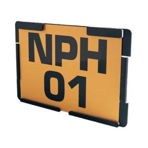 NUMBER PLATE HOLDER PLASTIC RECTANGULAR