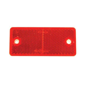 OBLONG REFLECTOR RED 90 X 40MM