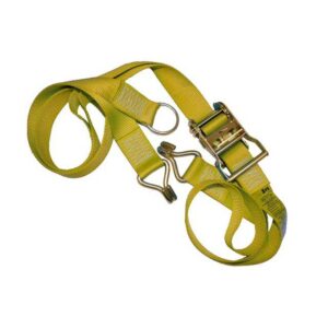 RATCHET STRAP ASSEMBLY 4M YELLOW WEBBING