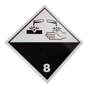 ADR CORROSIVE SUBSTANCES CLASS 8