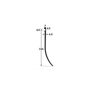 CURTAIN PELMET - BLACK